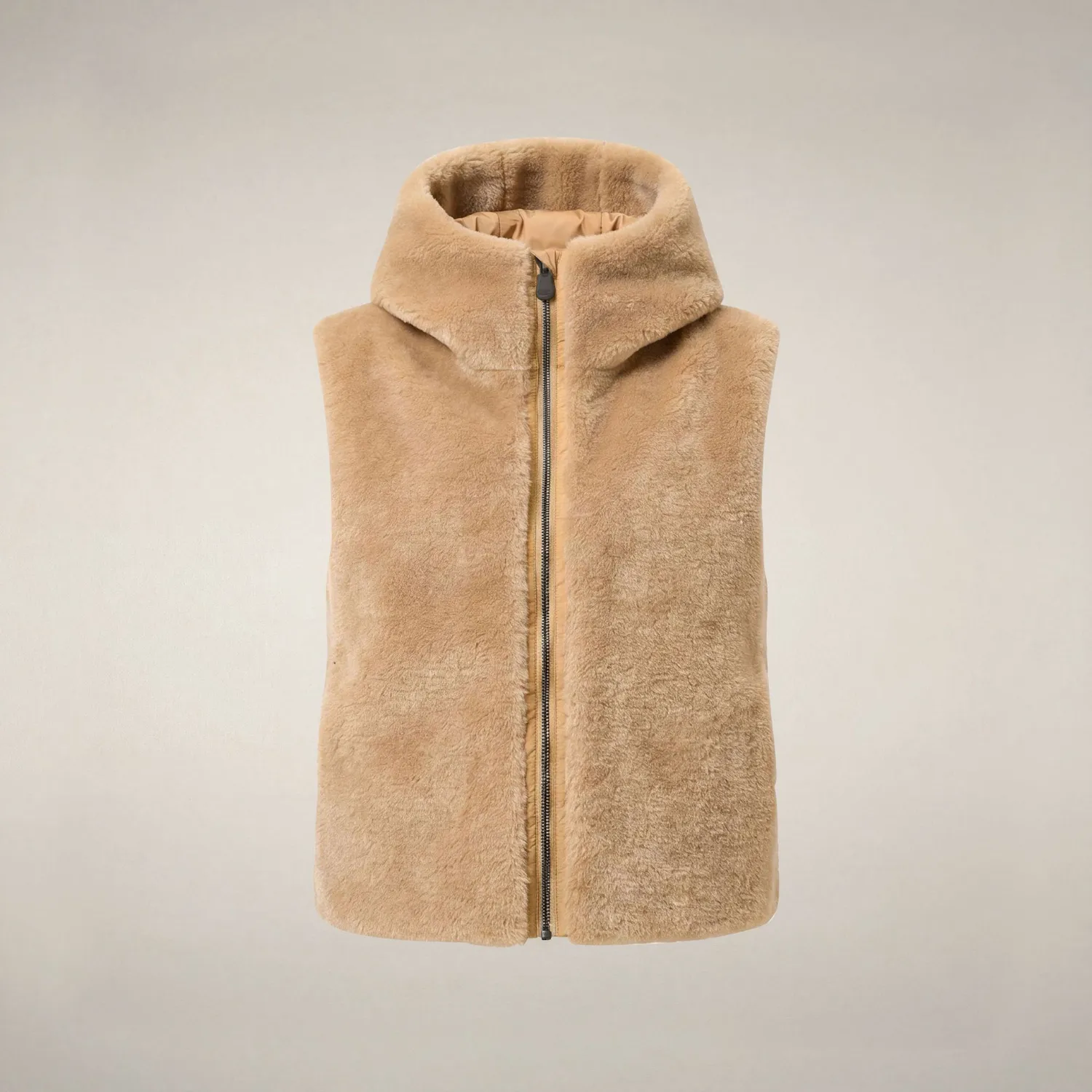 Save The Duck Cassandra vest dame steinbeige fuskepels