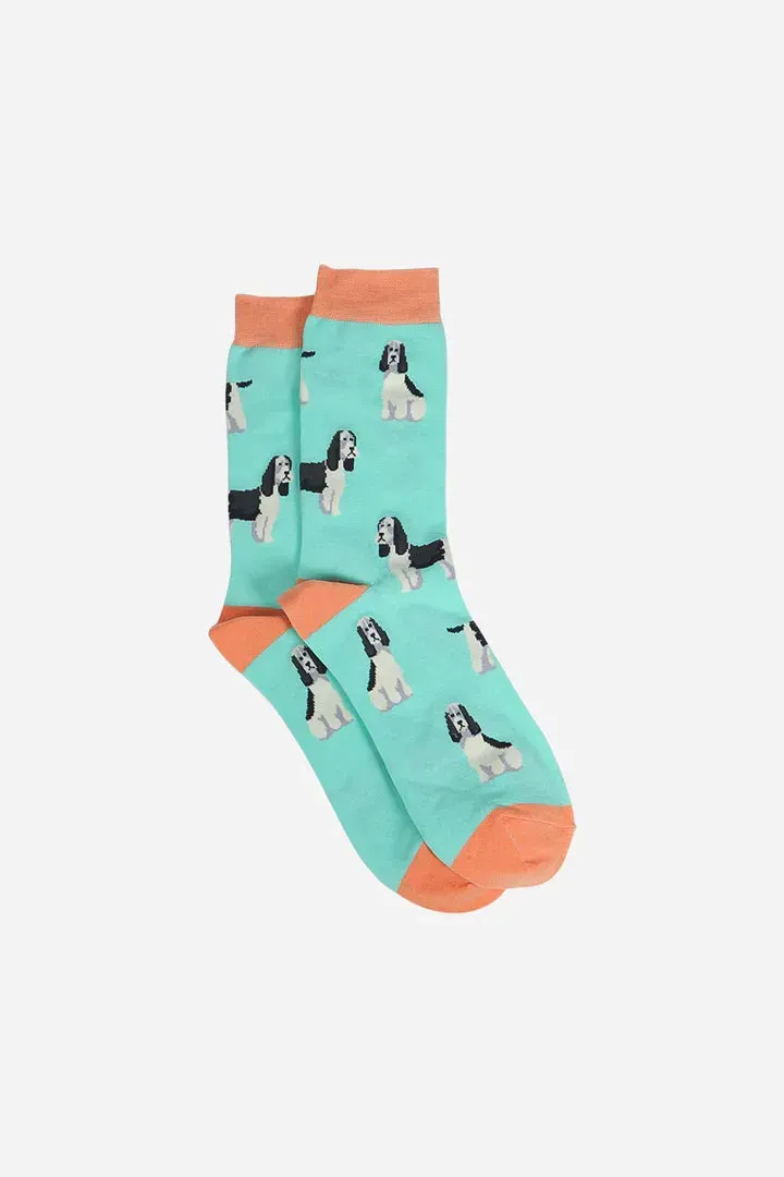 John Partridge Socks Spaniel sokker flerfarget bambusblanding