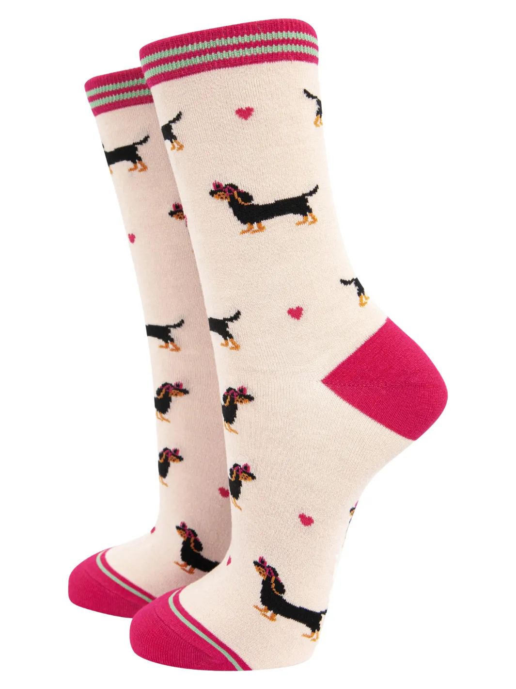 John Partridge Sausage Dogs ankelsokker 3 par bambusblanding