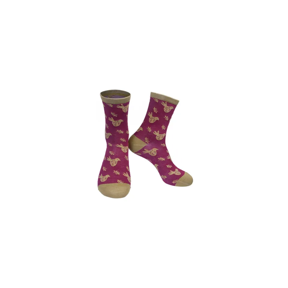 John Partridge Socks Scandi Bird sokker bambusblanding dame
