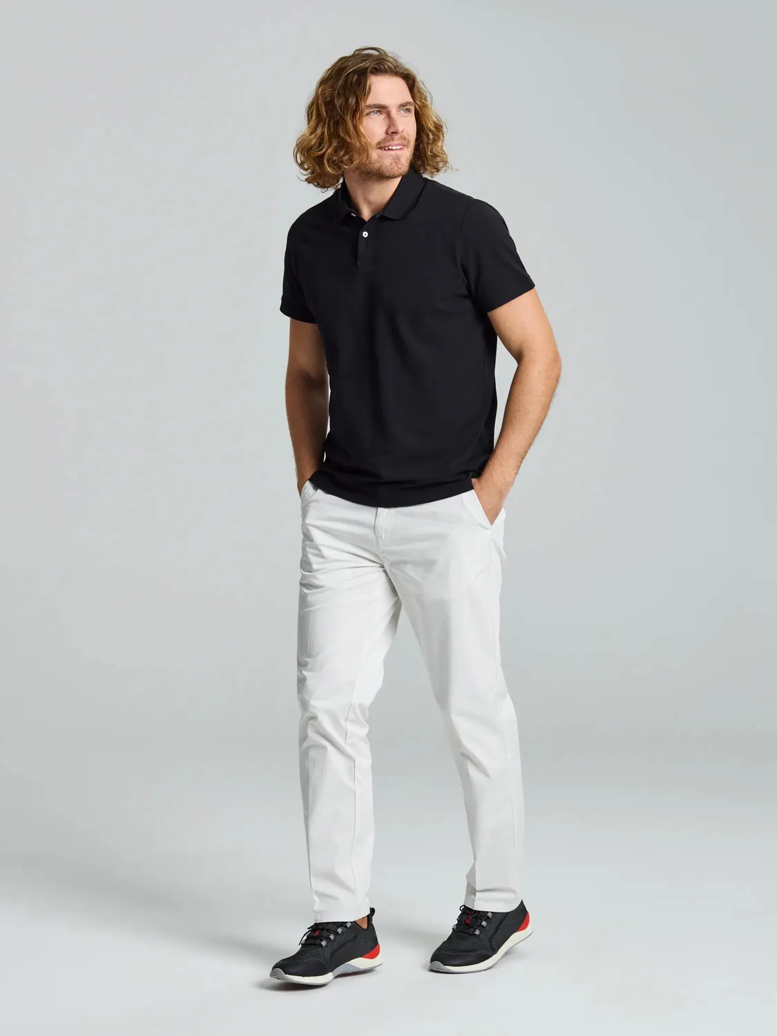 Slam Deck Polo SS poloskjorte herre kortermet bomullspiqué