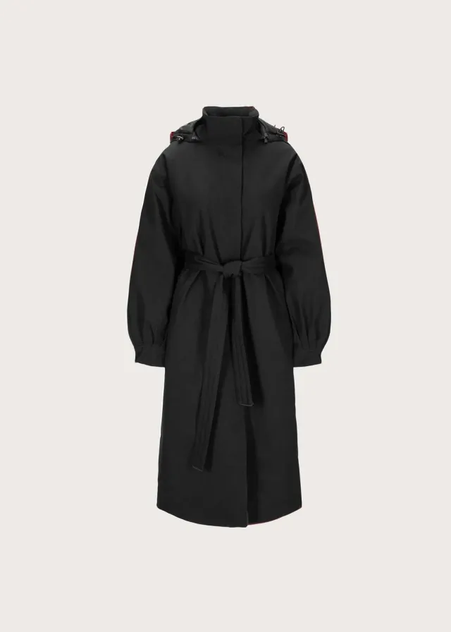 Brgn Rossby Maxi Coat kåpe New Black dame fôret