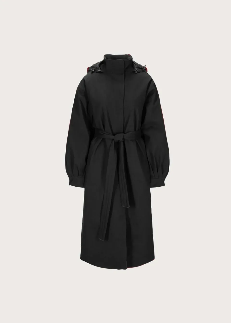 Brgn Rossby Maxi Coat kåpe New Black dame fôret