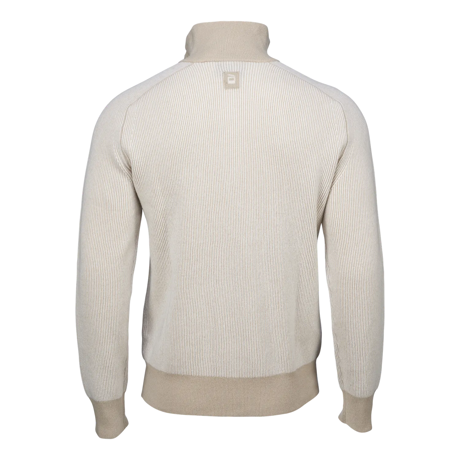 House of Hygge Men's Contrast Rib Half Zip ullgenser herre Navy S ull