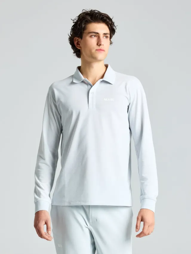 Slam One Design OD Drirelease langermet polo herre