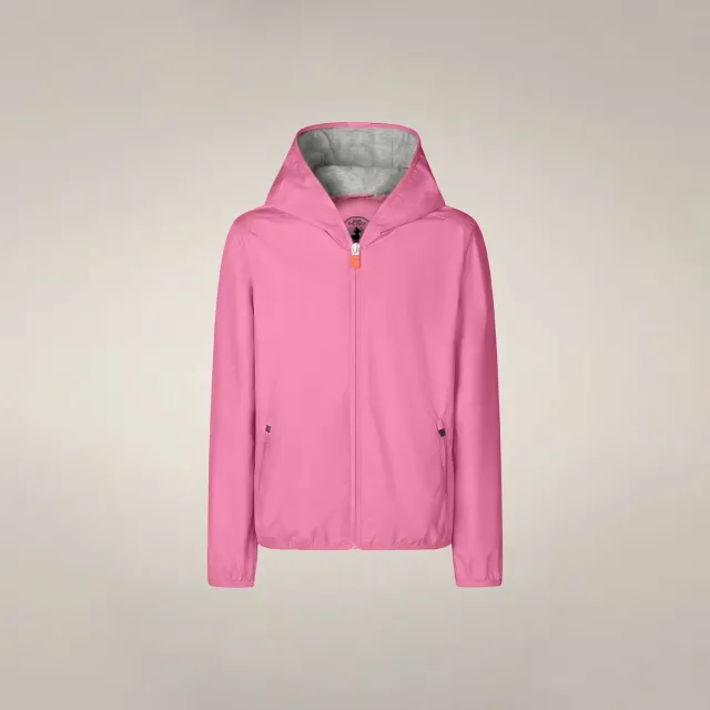 Save The Duck Jules jakke barn rosa med hette