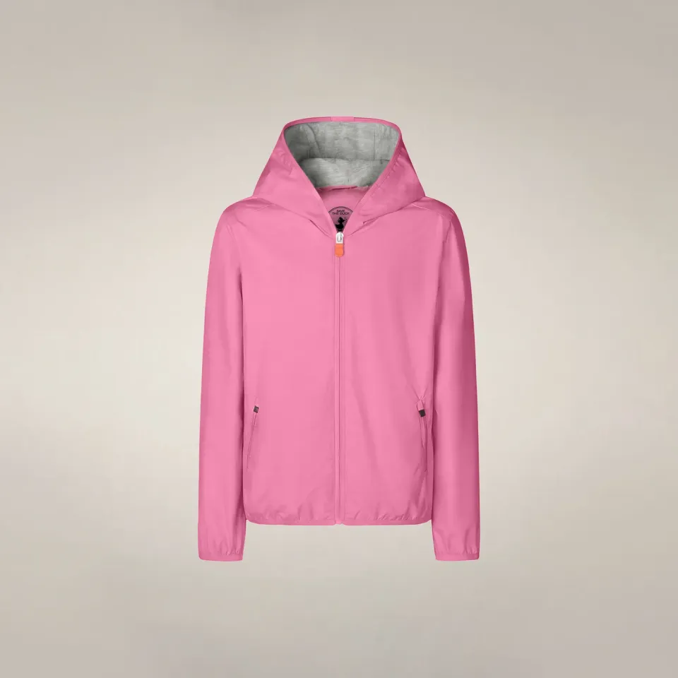 Save The Duck Jules jakke barn rosa med hette