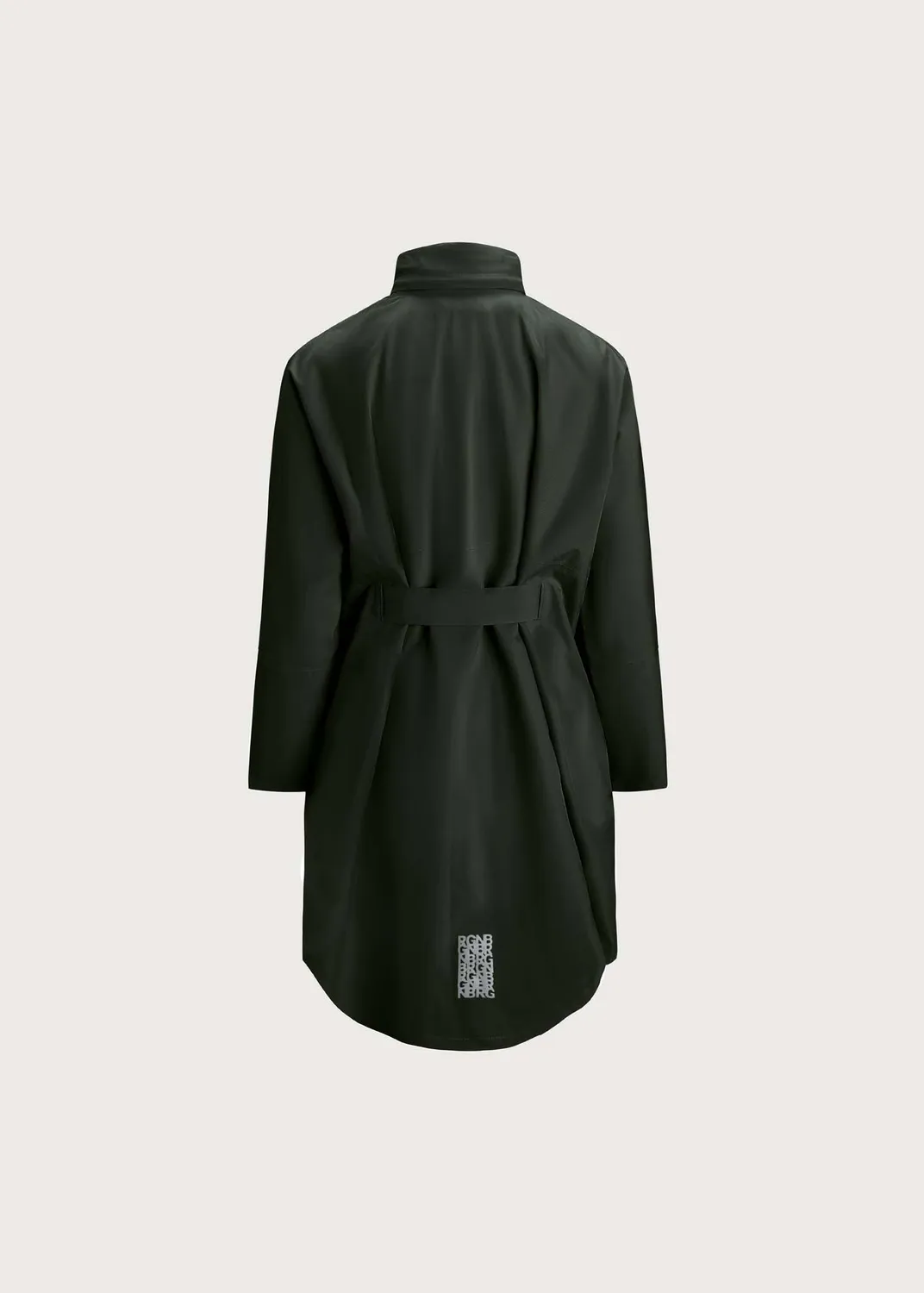 Brgn Bris Poncho regnponcho Rosin Dark Green oversized