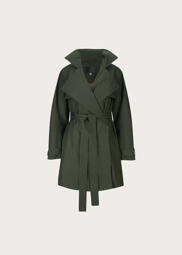 Brgn Yr'en Coat kåpe Rosin Dark Green vanntett