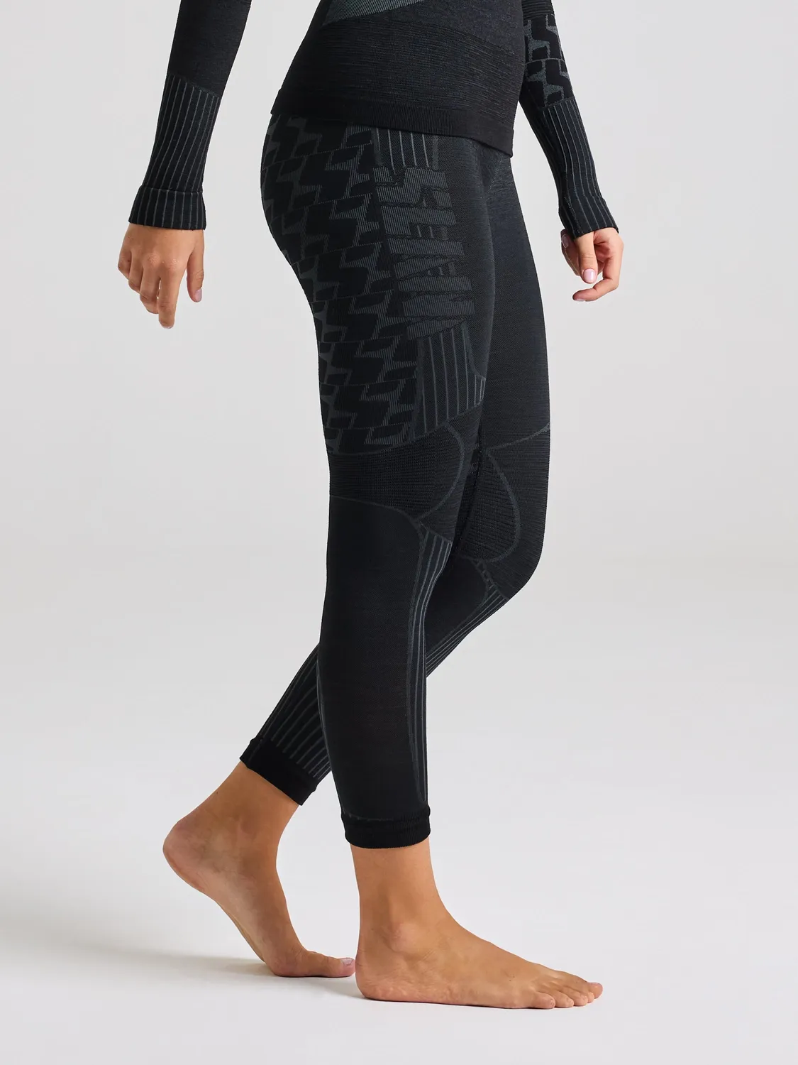 Slam PRO Seamless Merino Tight longs Black Ink XS–L merinoblanding