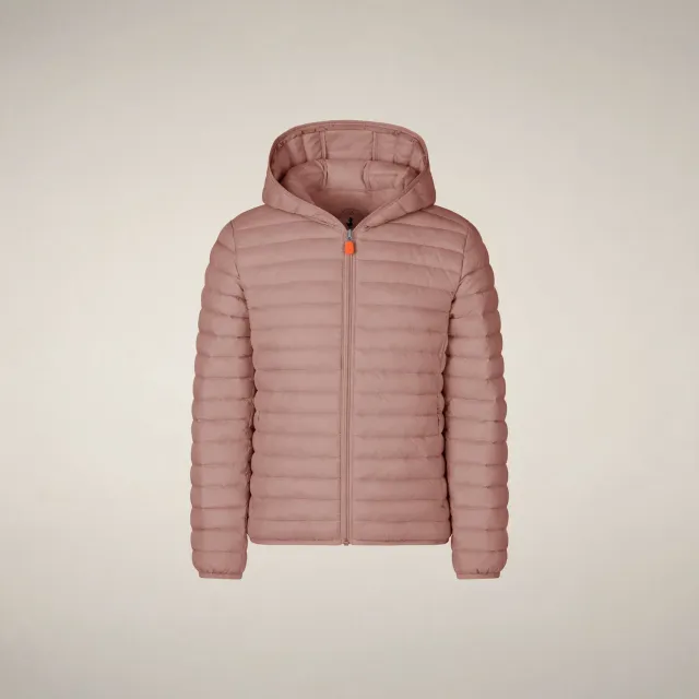 Save The Duck Ana boblejakke jente blush pink