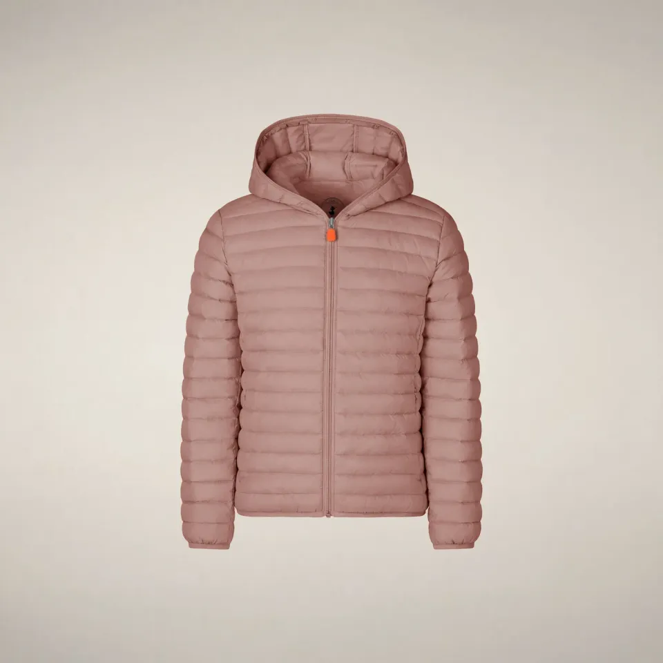 Save The Duck Ana boblejakke jente blush pink