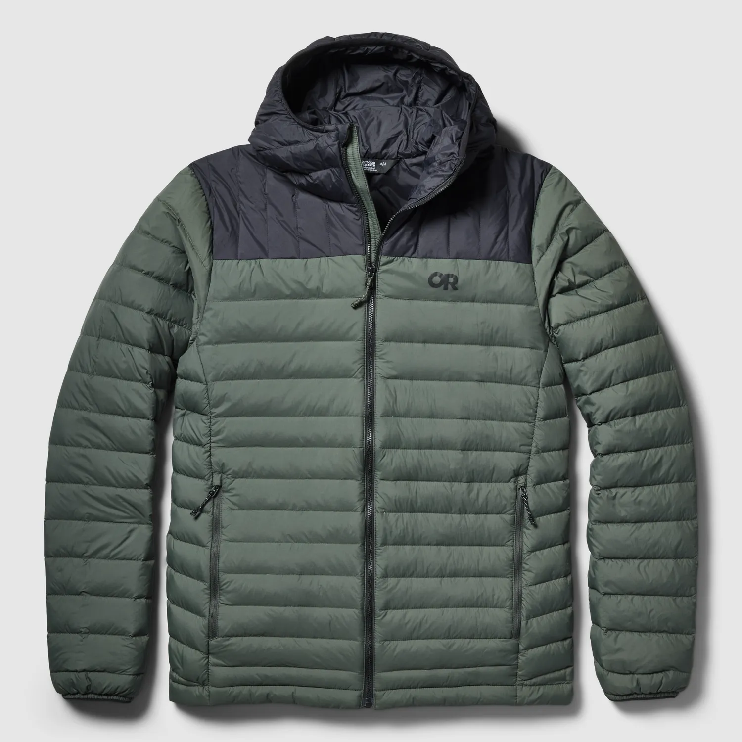 Outdoor Research Transcendent Down Hoodie dunjakke Dark Laurel/Black herre