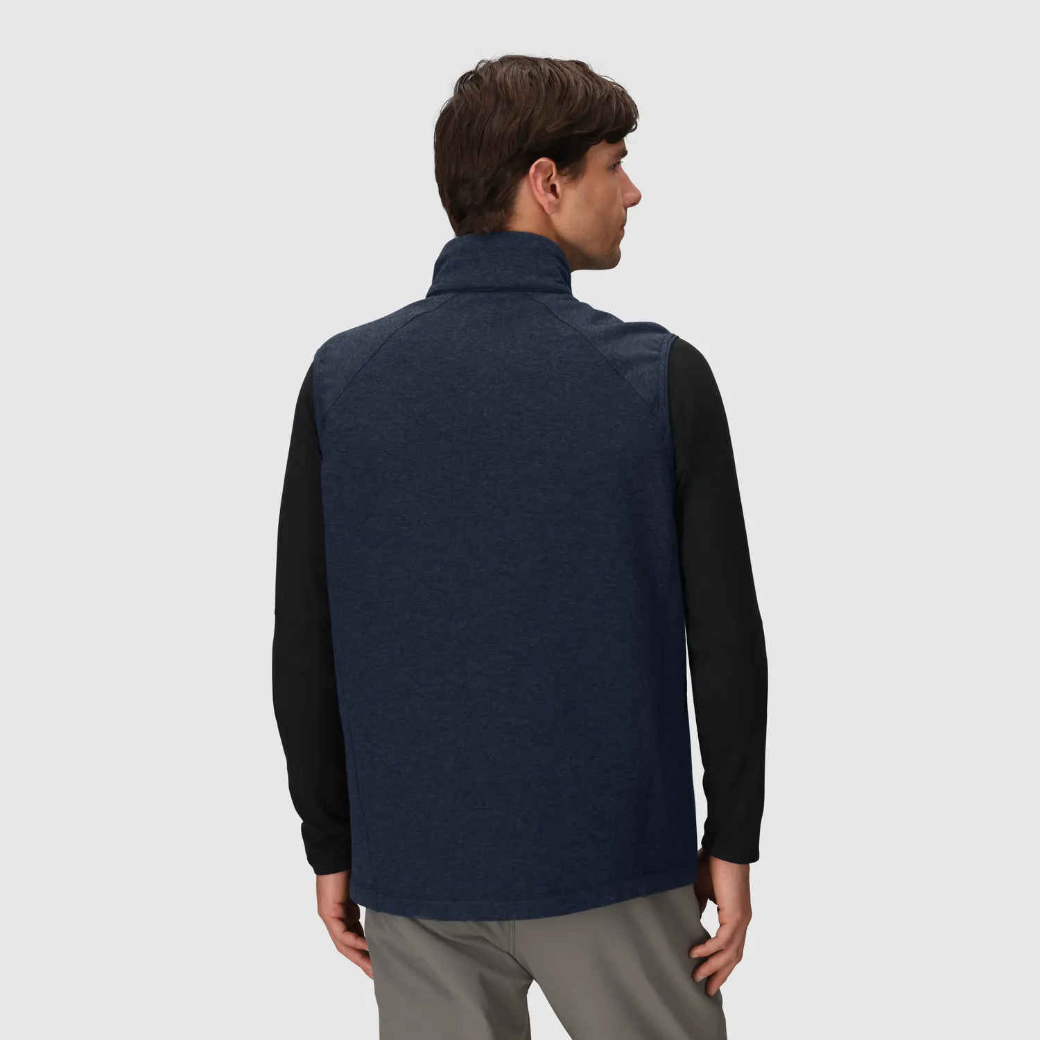 Outdoor Research Crescent Fleece Vest fleecevest Storm Heather