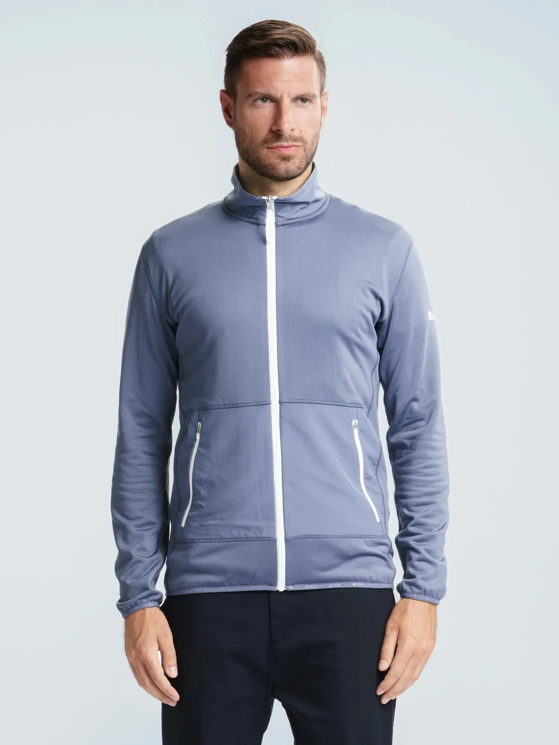 Slam Altura FZ LGT Grid Fleece fleecejakke Dark Navy lett