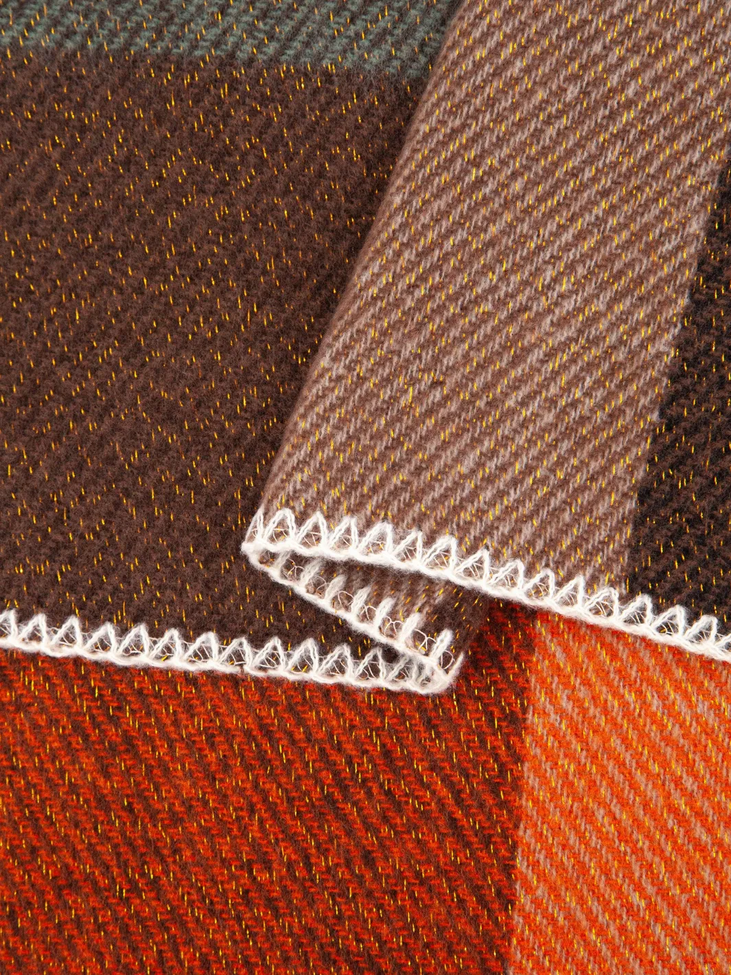 John Partridge Heavyweight Scarf skjerf Burnt Orange viskose