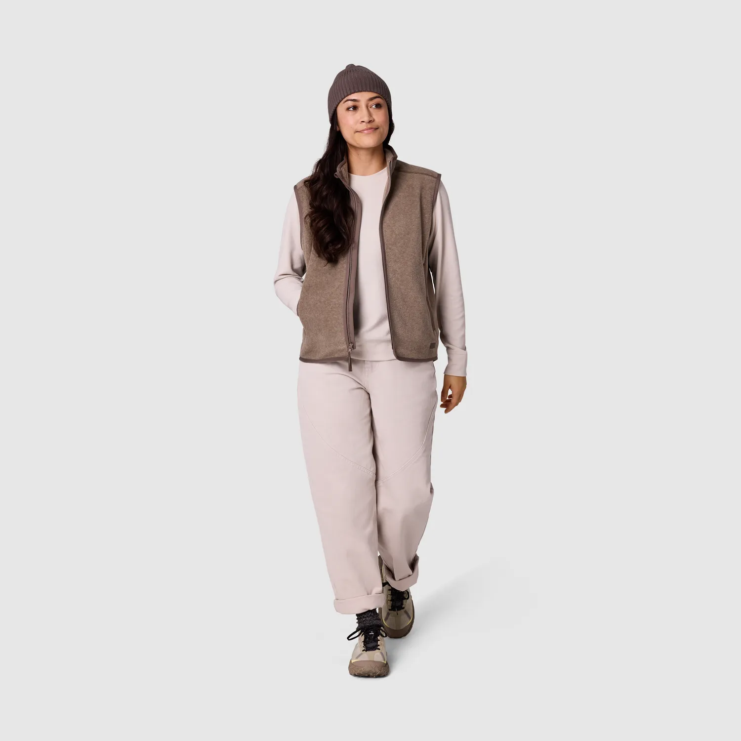 Outdoor Research Deming Fleece Vest fleecevest Sable dame