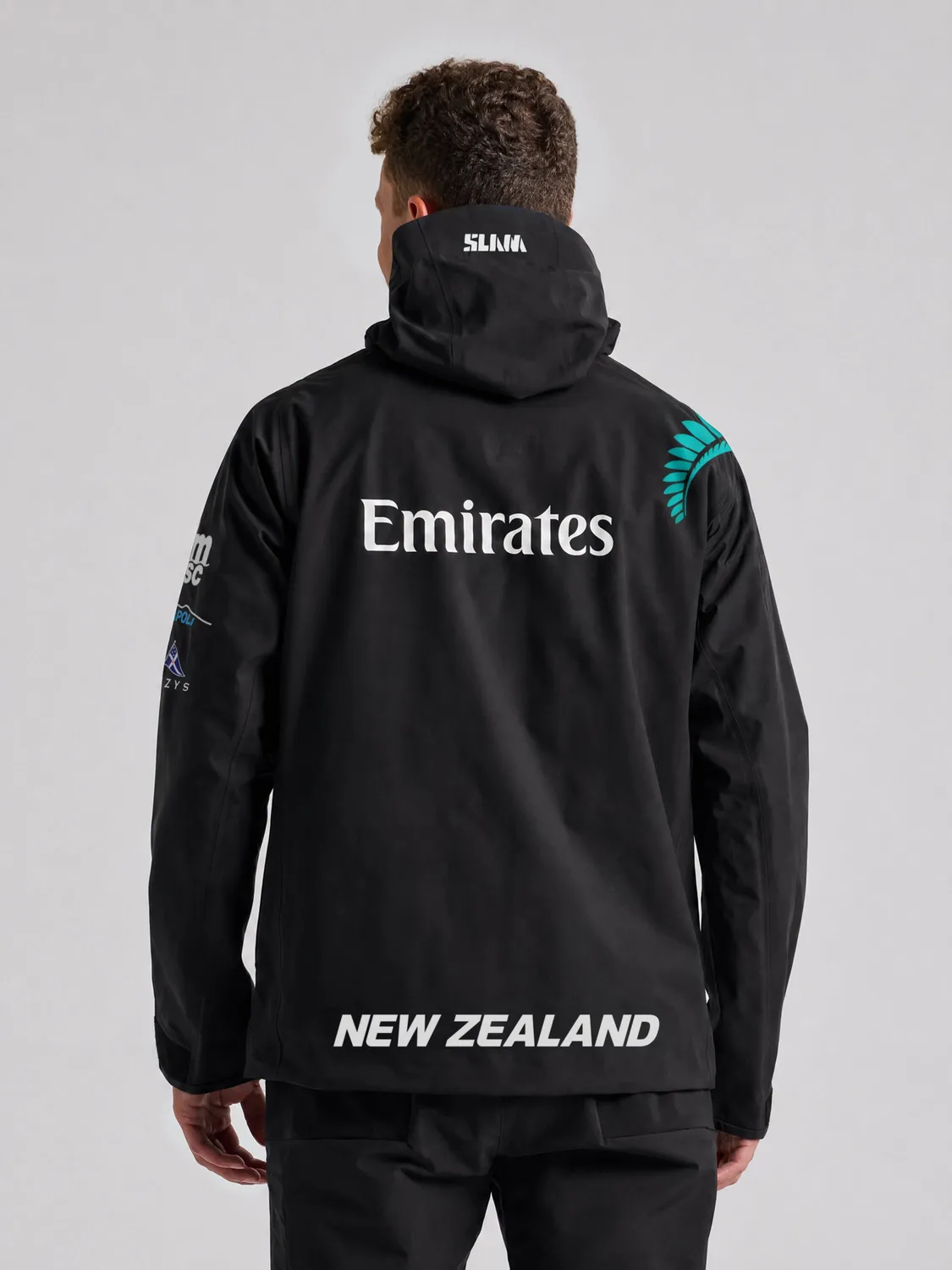 Slam ETNZ OD Hooded Jacket regnjakke svart hette