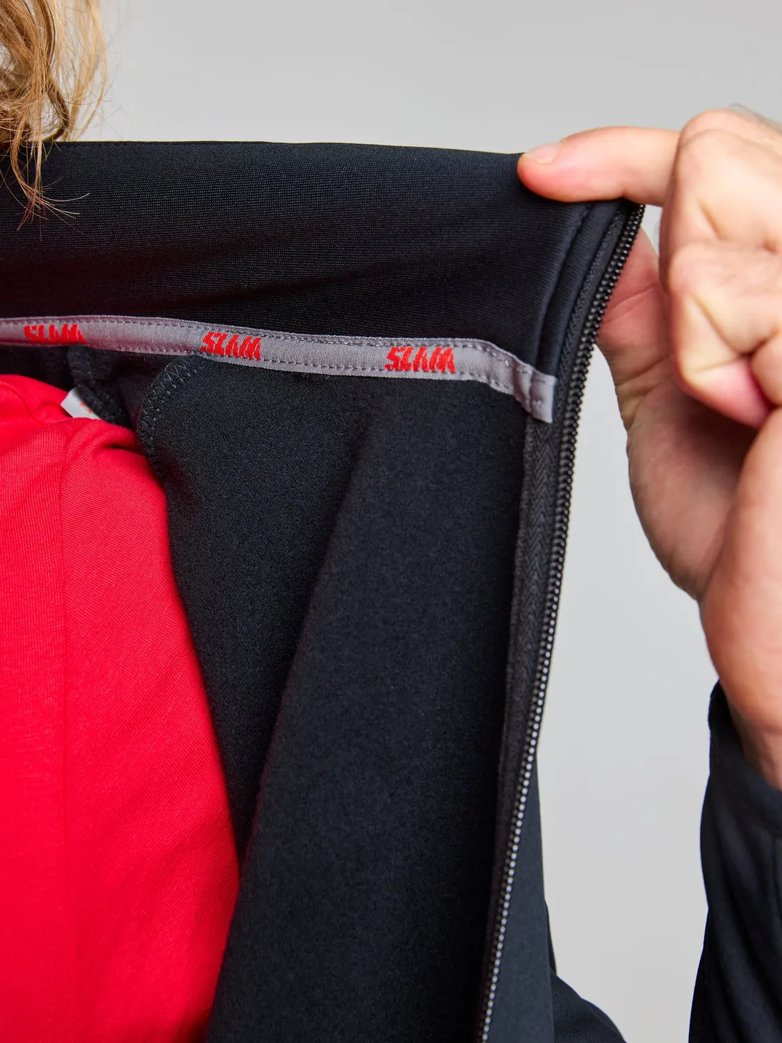 Slam ACT Fleece Powerstretch fleecejakke herre Black Ink
