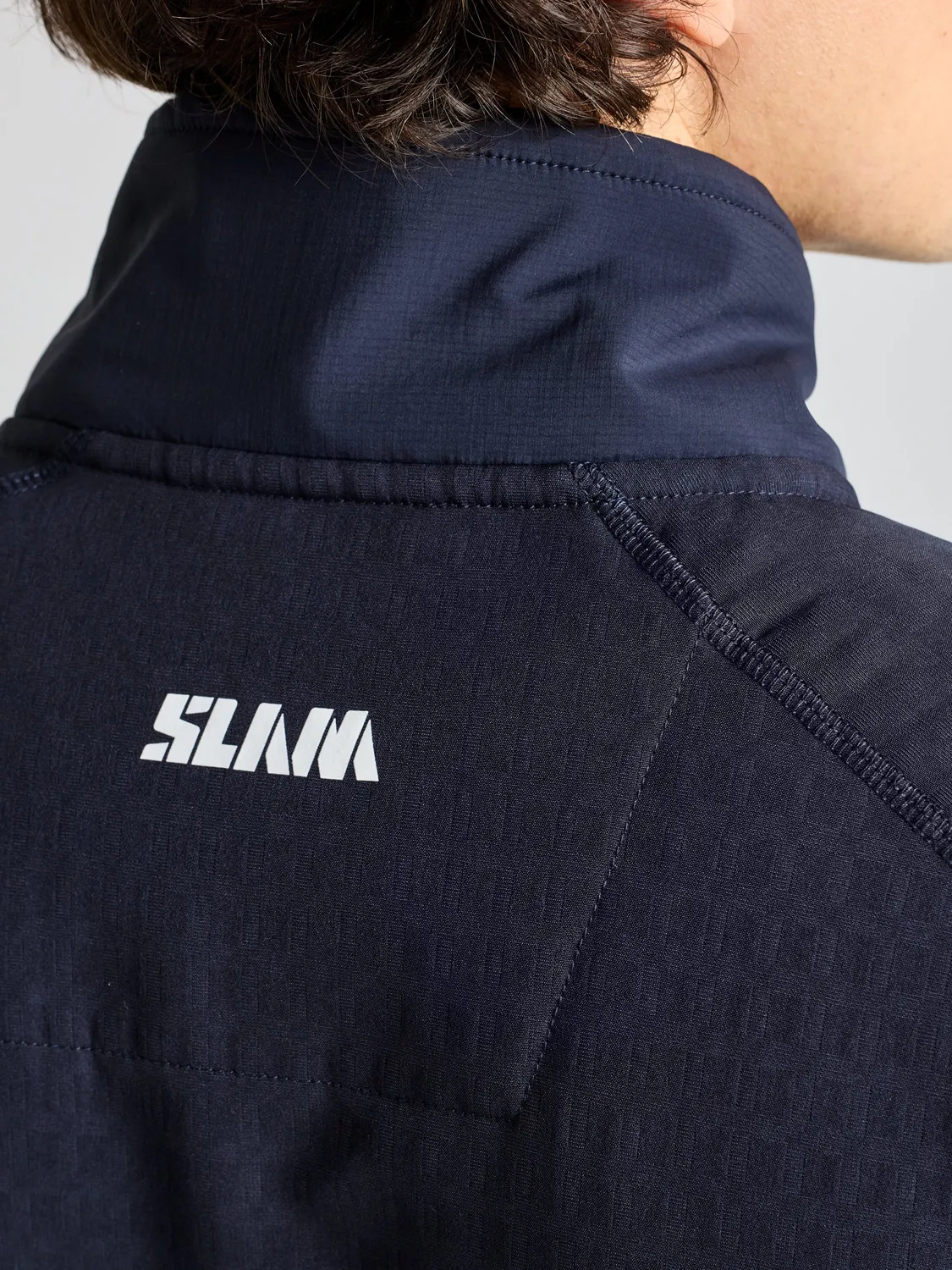Slam Altura FZ Grid Fleece fleecejakke herre mørk marine