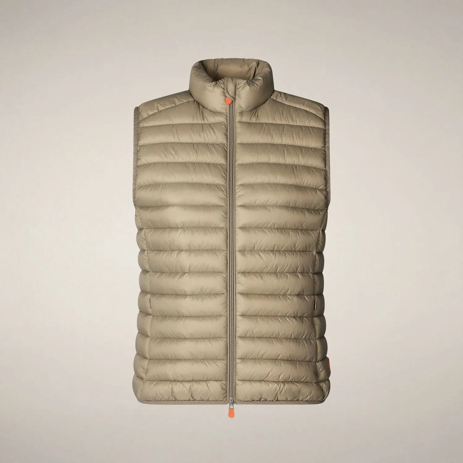 Save The Duck Charlotte vest dame Elephant Grey vattert