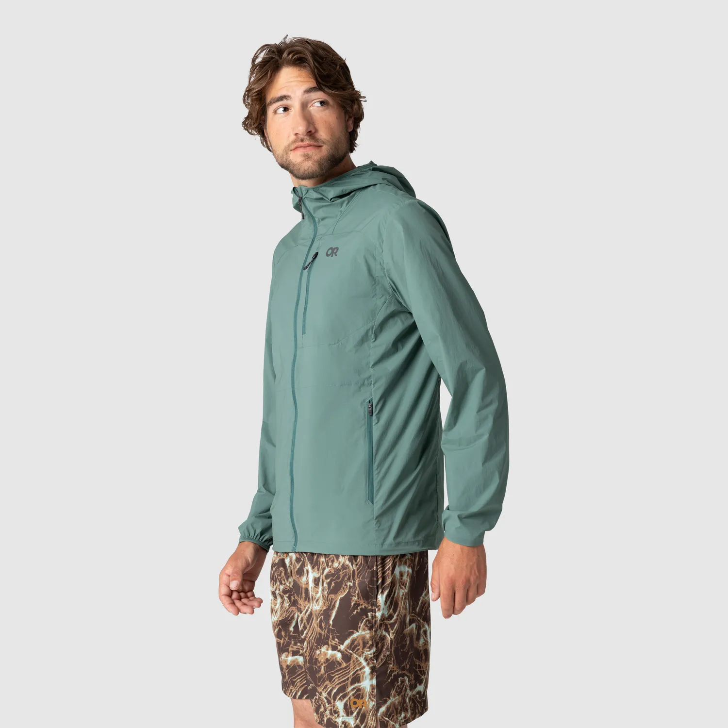 Outdoor Research Men's Shadow Wind Hoodie vindjakke Malachite
