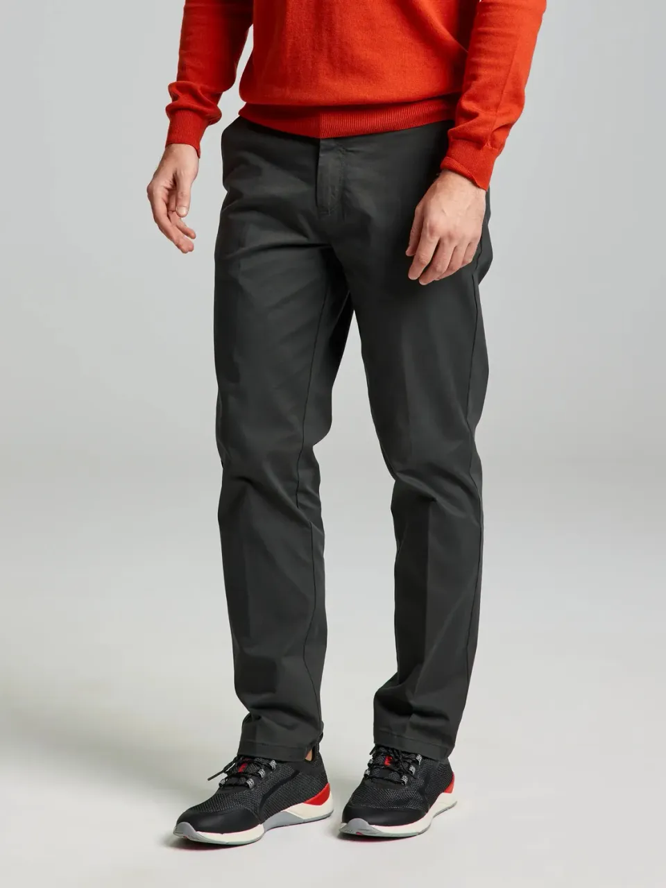Slam Deck Chino Pant herrebukse – mørk marine, stretchbomull