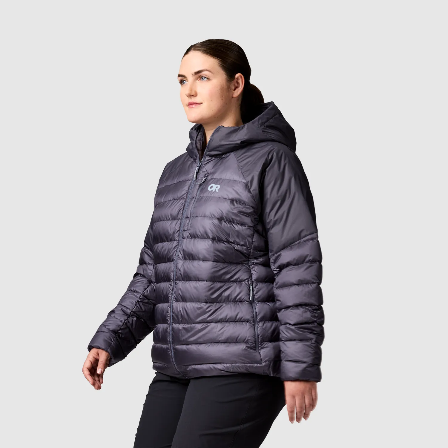 Outdoor Research Helium Down Hoodie-Plus dunjakke Thyme