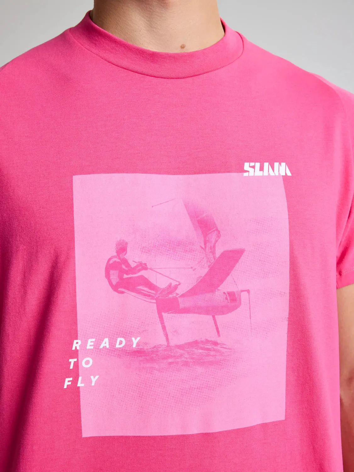 Slam Foil T-Shirt SS T-skjorte Hydrangea Pink bambus