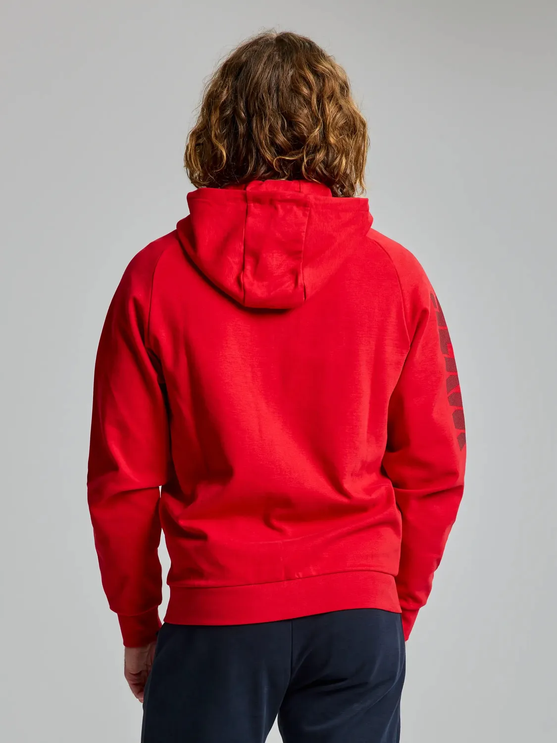 Slam Logo FZ Hoodie hettejakke herre Real Red