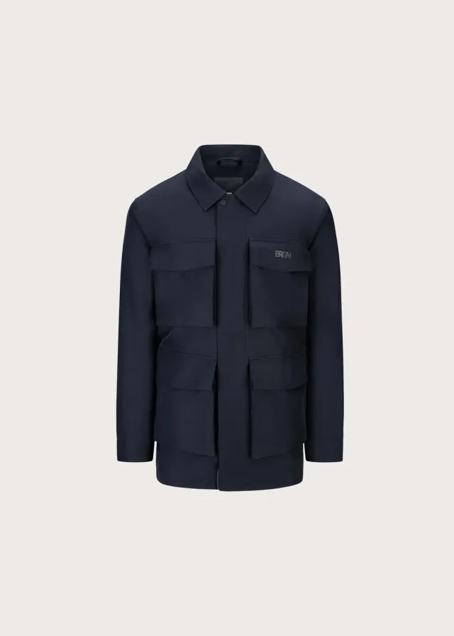 Brgn Måneskinn Jacket jakke herre mørk blå lett