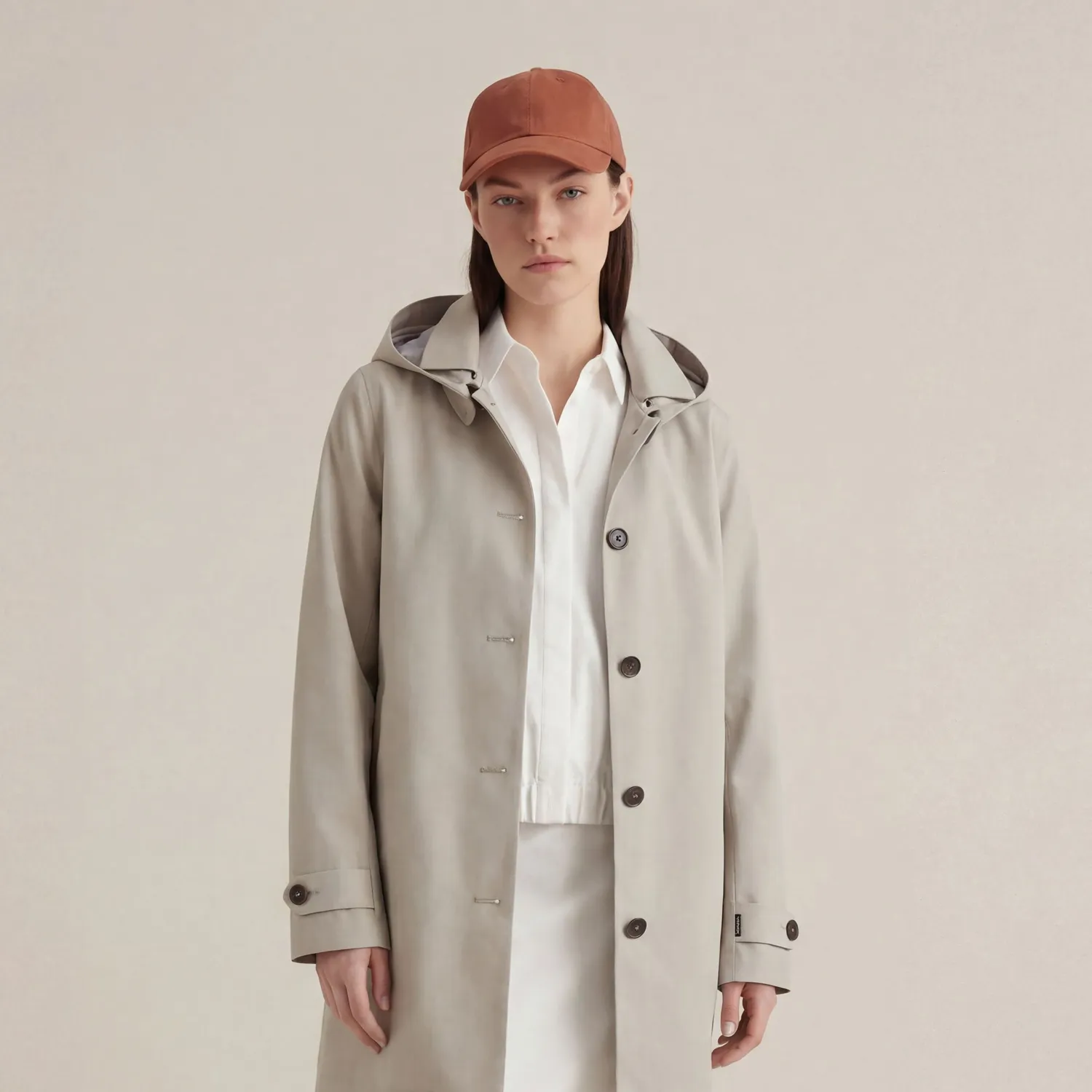 Save The Duck Rain April regnkåpe dame Rainy Beige
