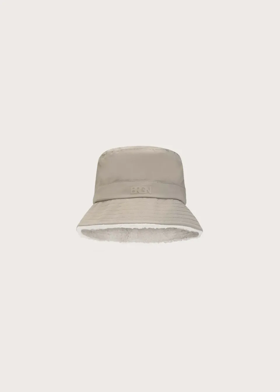 Brgn Pile Bucket bøttehatt Taupe 58 cm vanntett