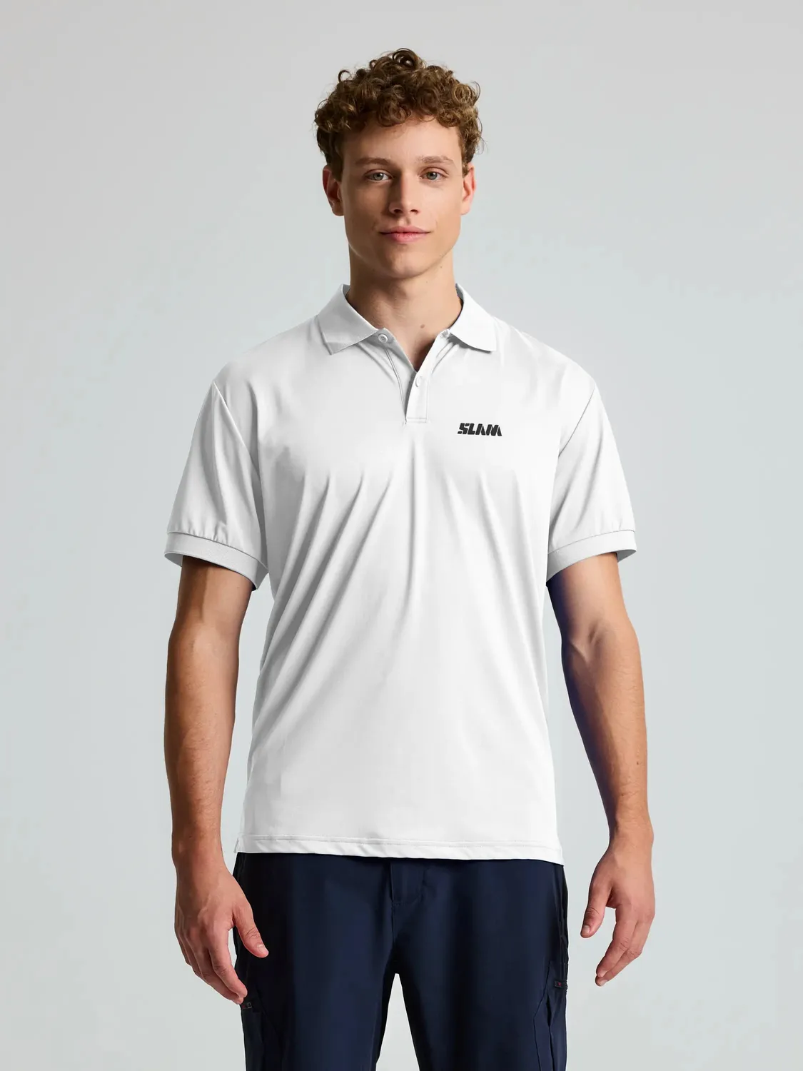 Slam Tech Piqué Polo Evo SS poloskjorte herre UPF50+