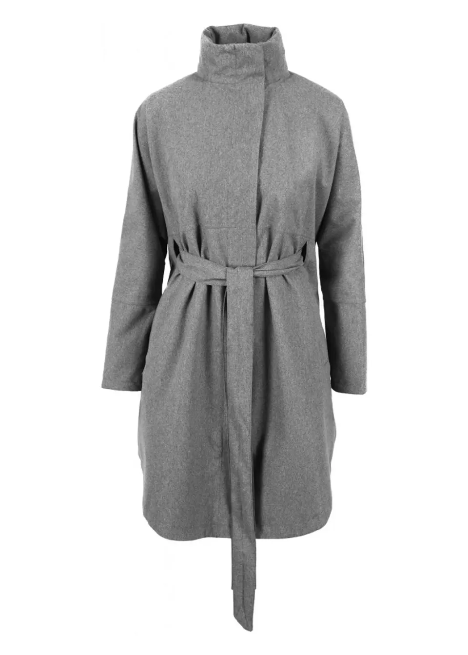 Brgn Bris Poncho poncho XS/S–M/L gråmelert oversized