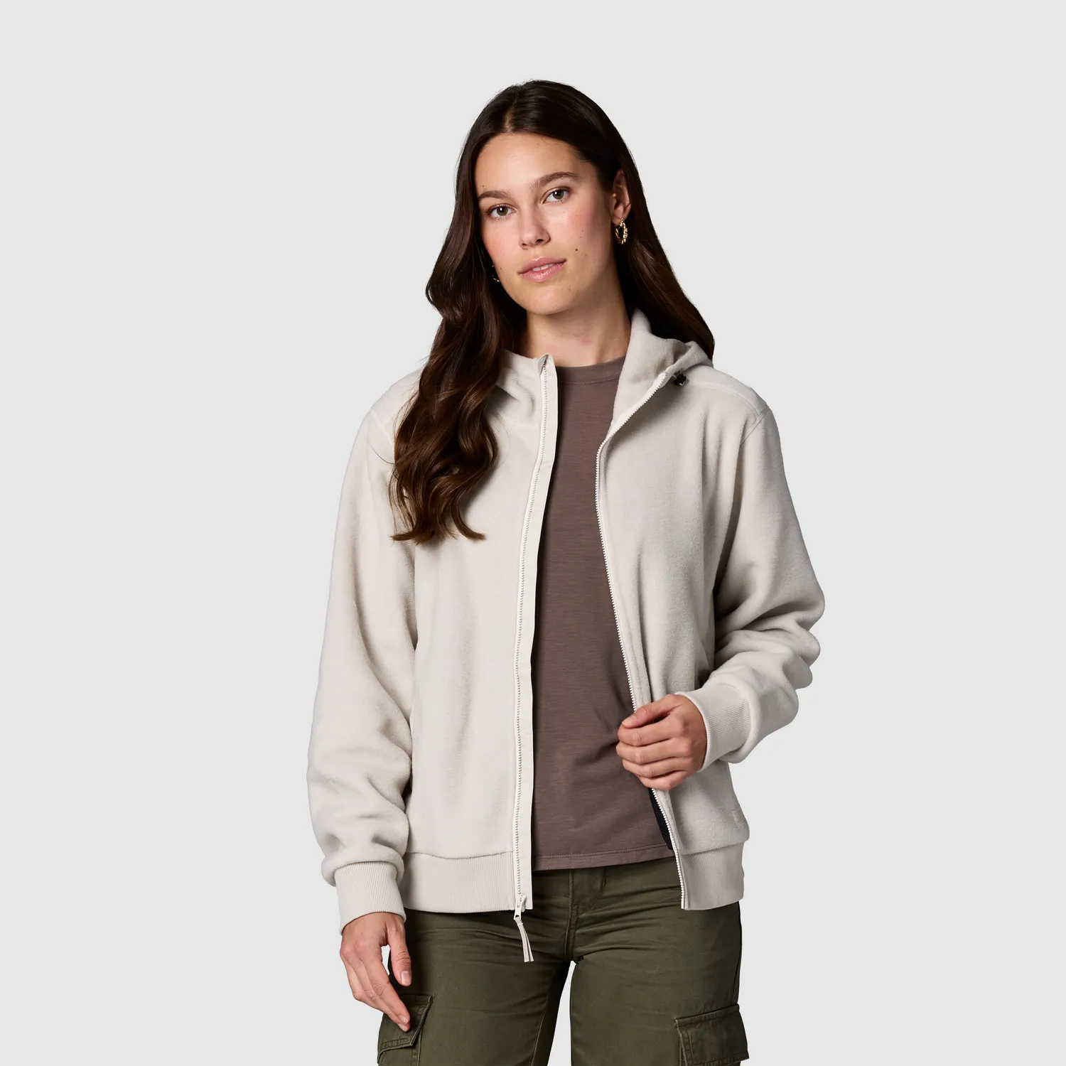 Outdoor Research Deming Fleece Full Zip Hoodie fleecejakke Oyster XS–XXL ullblanding