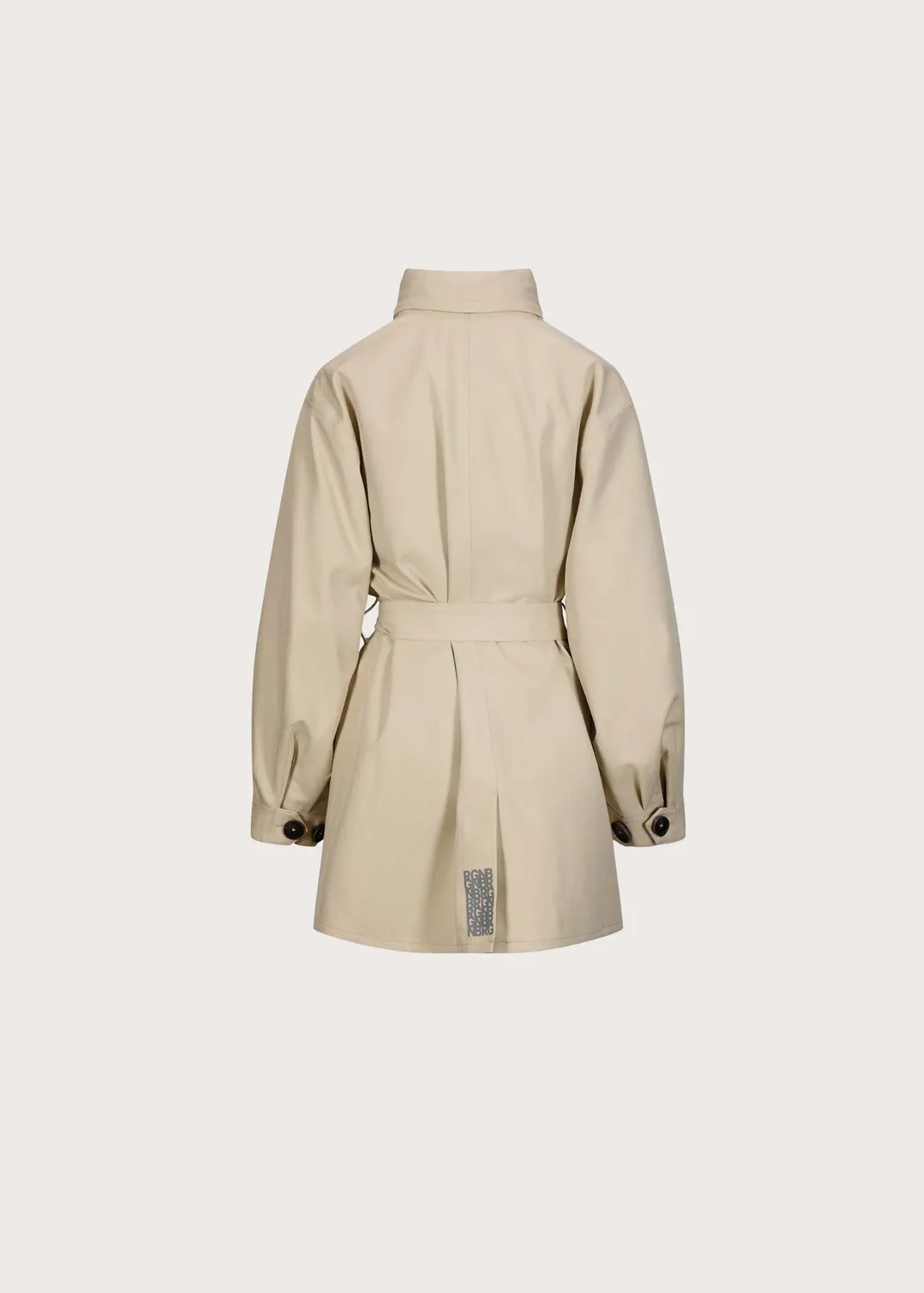 Brgn Rossby Coat regnkåpe Beige Denim 20 000 mm