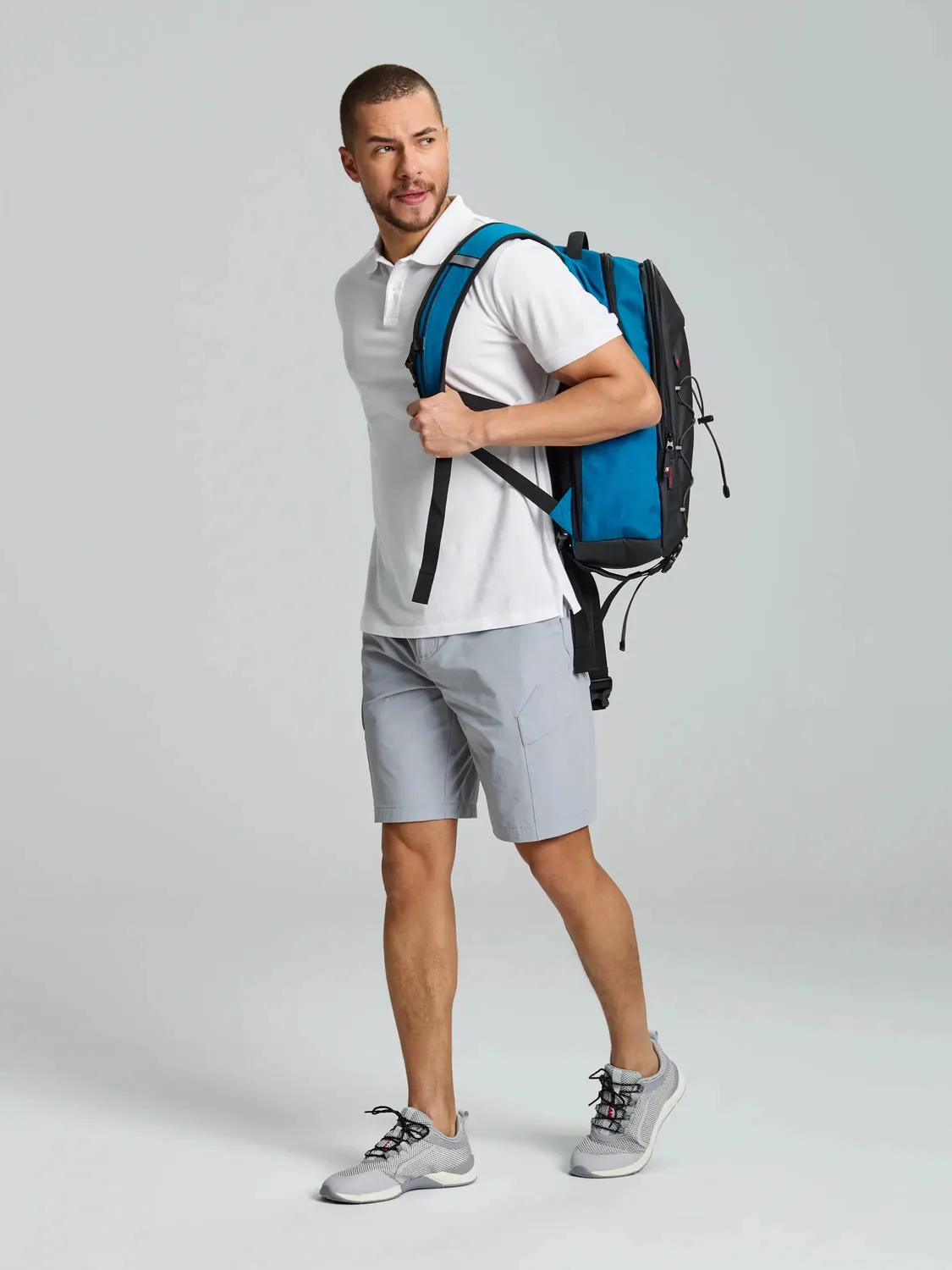 Slam QD Cargo Short cargoshorts herre Titanium lett