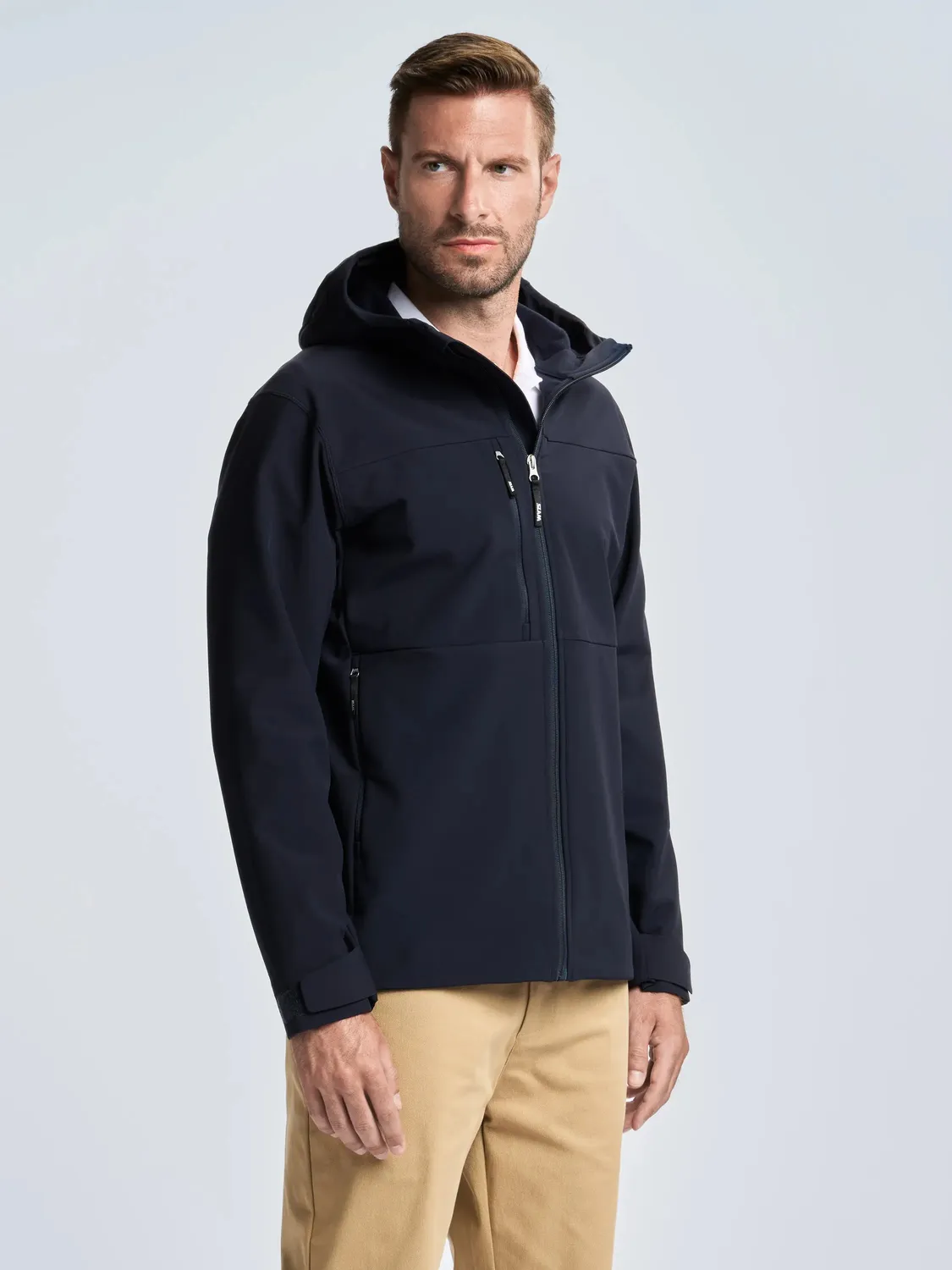 Slam Altura Warm SShell Hoodie softshelljakke herre mørk marine
