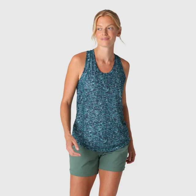 Outdoor Research Echo Tank singlet Mallard Traverse Print
