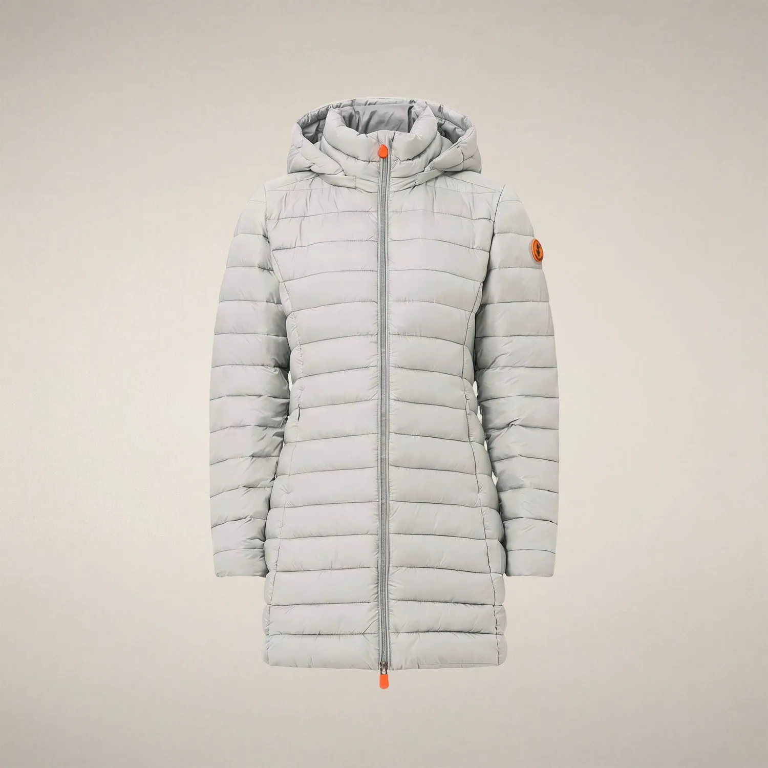 Save The Duck Carol lang kåpe dame frozen grey dyrefri