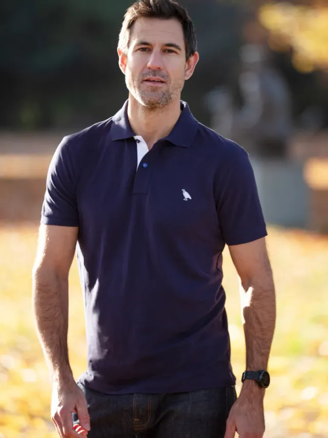 John Partridge Polo Shirt poloskjorte Navy