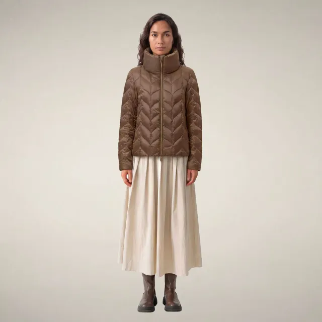 Save The Duck Lorette jakke dame Noisette Brown dyrefri