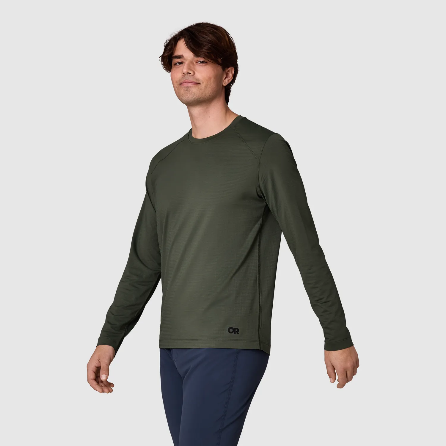 Outdoor Research Vigor LT Crew mellomlag herre Ascent Blue