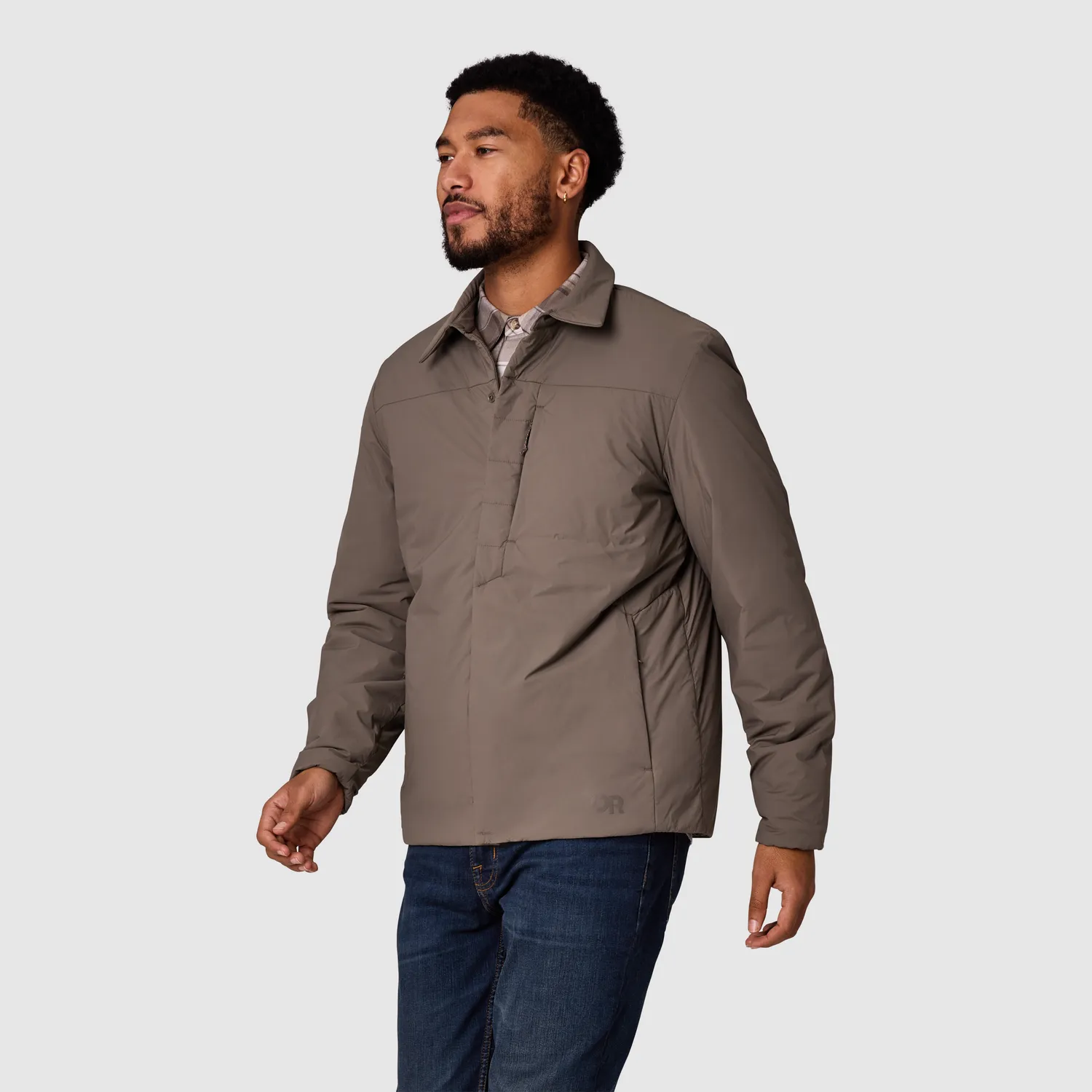 Outdoor Research Vesper Insulated Shirt Jacket skjortejakke herre Gravel