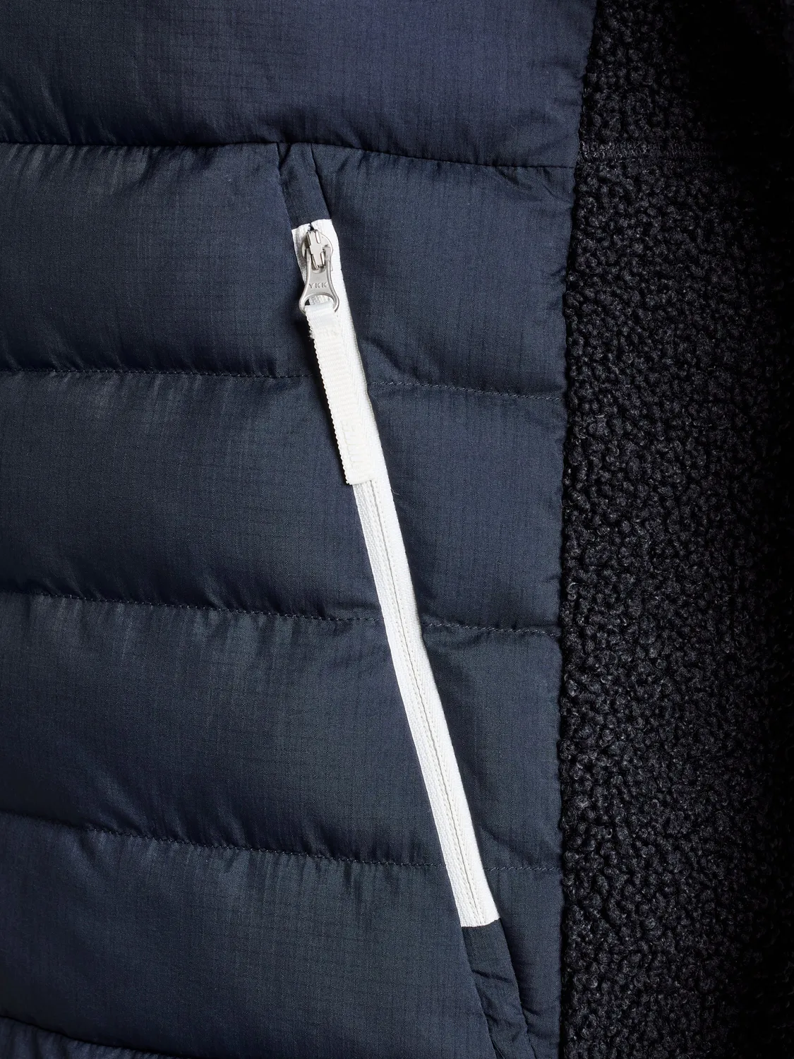 Slam Altura Puffer Hybrid jakke mørk marine Primaloft
