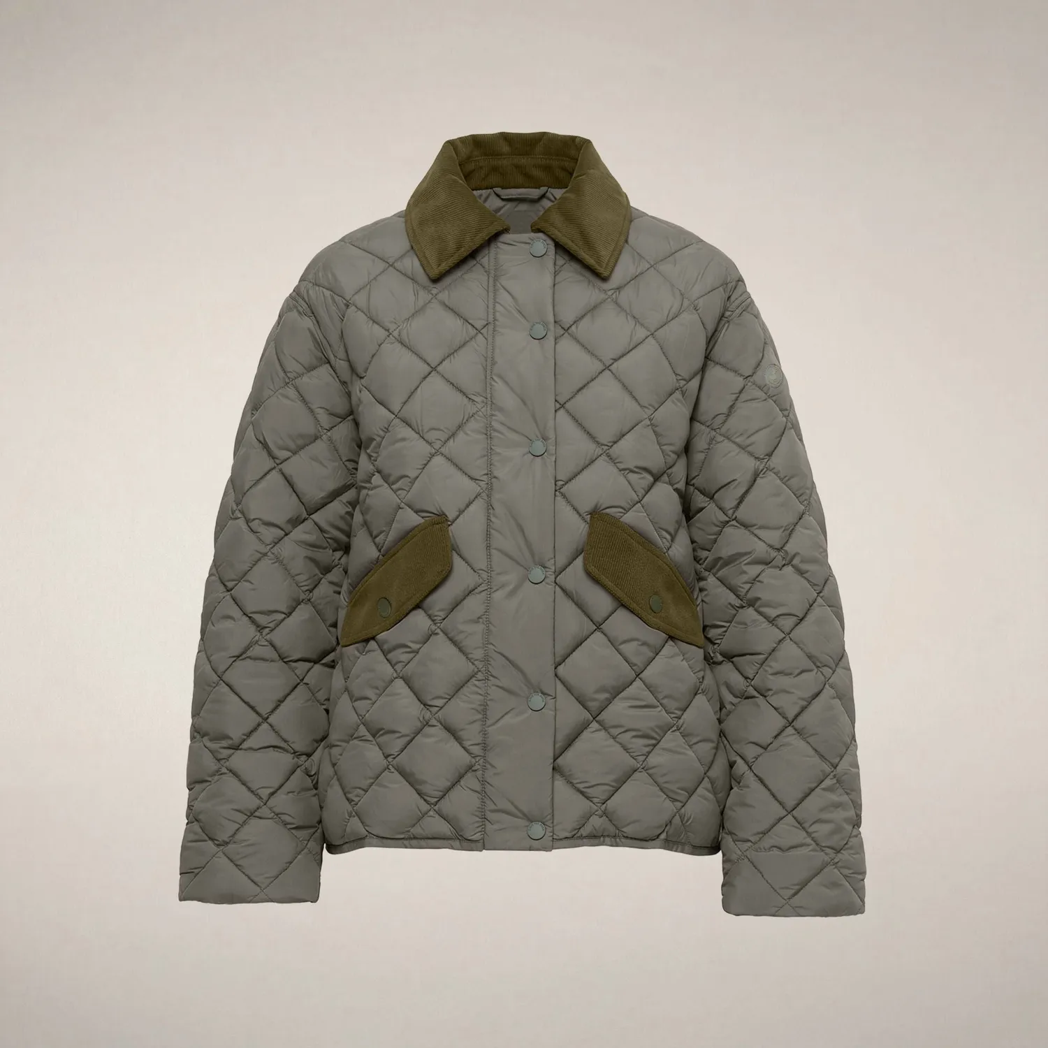 Save The Duck Jodie pufferjakke dame, Gunmetal Grey, avslappet passform