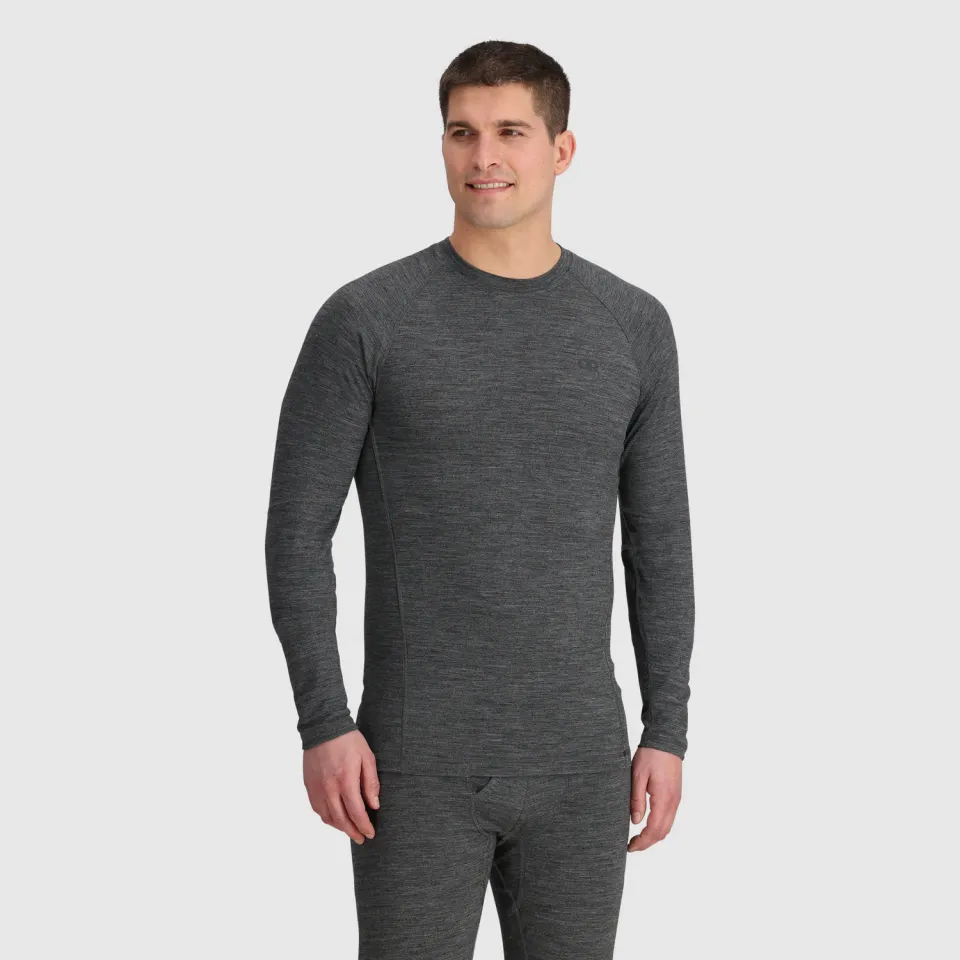 Outdoor Research Alpine Onset Merino 150 Crew ulltrøye Black Heather