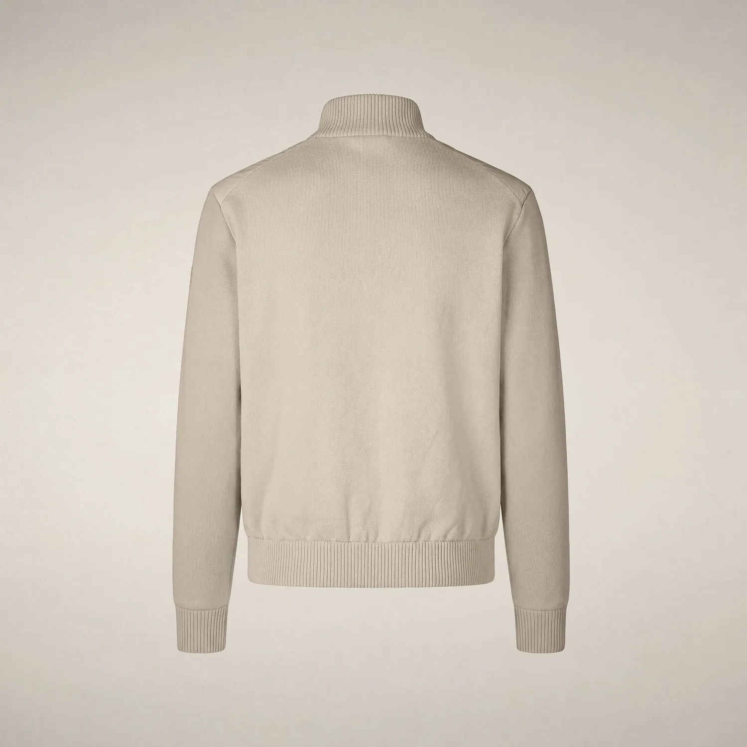 Save The Duck Sedum jakke herre Rainy Beige kort dyrefri