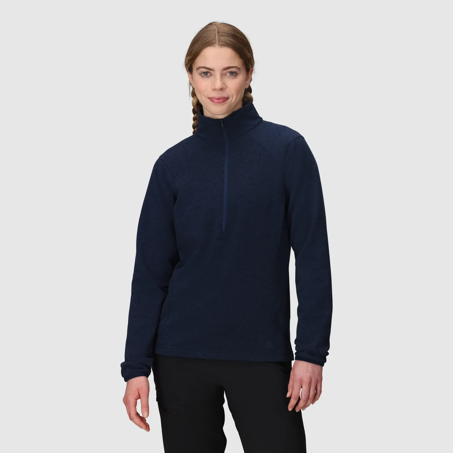 Outdoor Research Crescent Women's Crescent Fleece Half Zip fleecegenser Sable UPF 50+